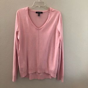 Ellen Tracy pink cotton sweater.